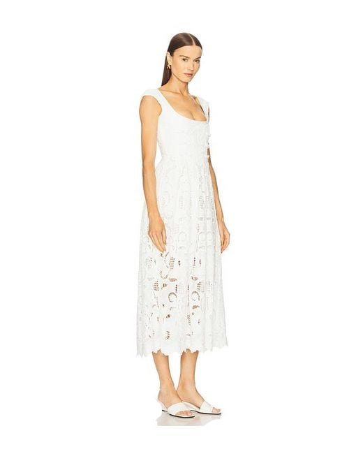 SAU LEE White Holland Dress