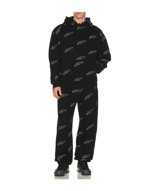 Badfriend Black Star Sweatpant for men