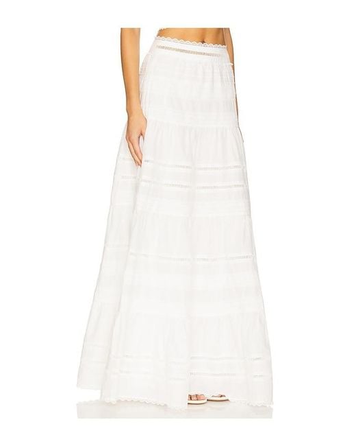 House of Harlow 1960 White X Revolve Felicity Maxi Skirt