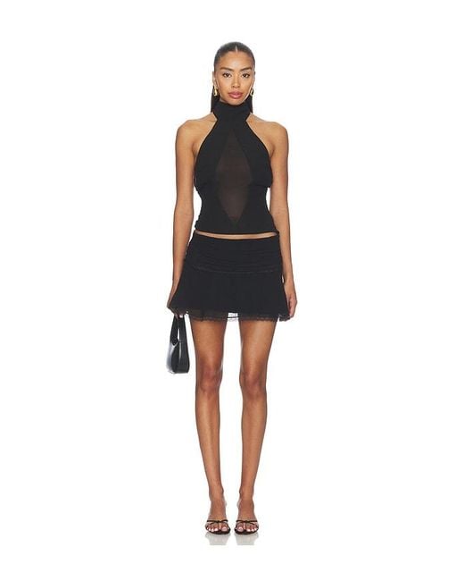 GUIZIO Black Koemi Top