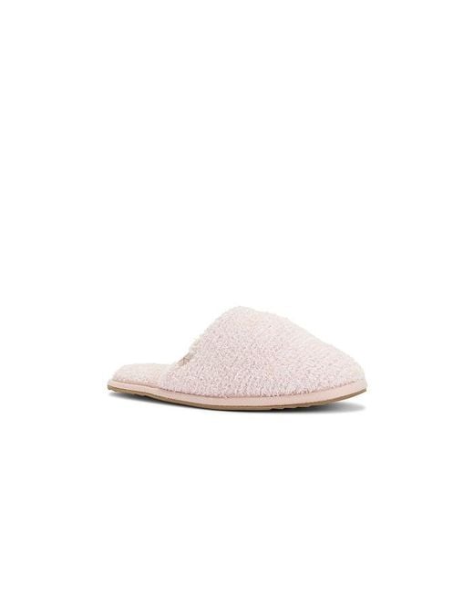 Barefoot Dreams White Cozychic Slipper