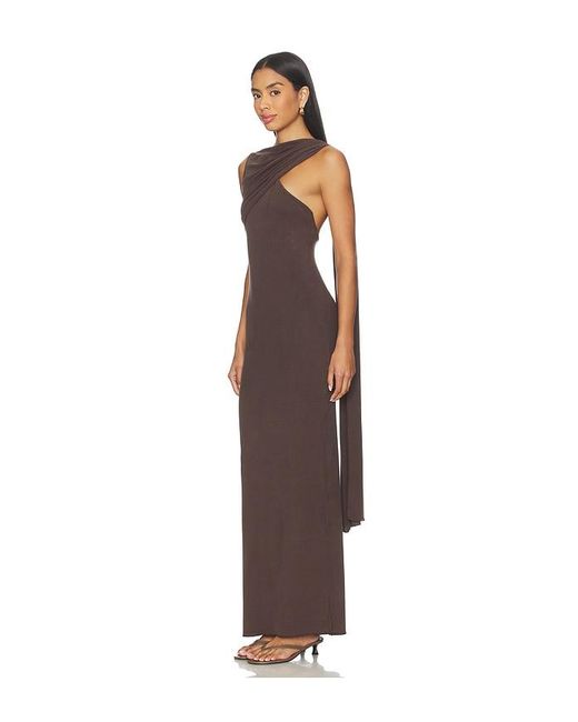 AYA MUSE Brown Cedar Dress