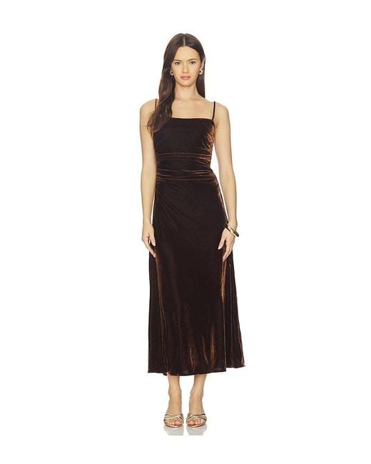 Astr Brown Valery Dress
