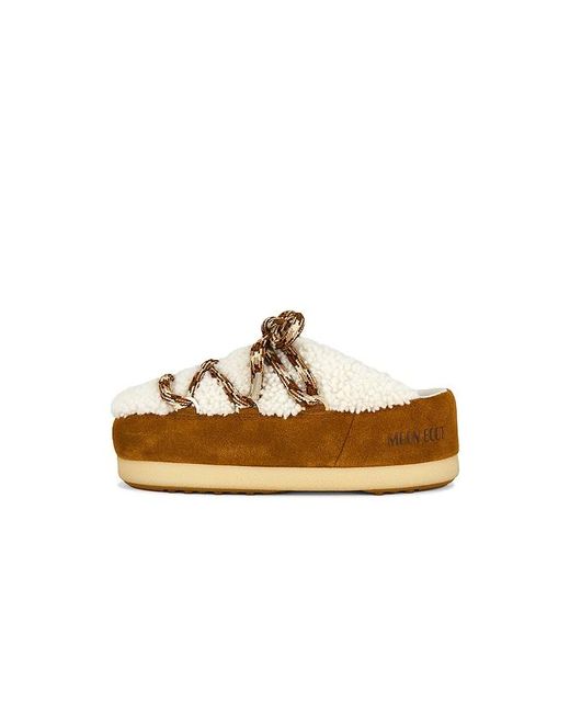 Moon Boot Metallic Evx Shearling Mule