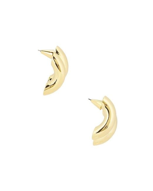 Eddie Borgo Metallic Torsade Stud Earrings
