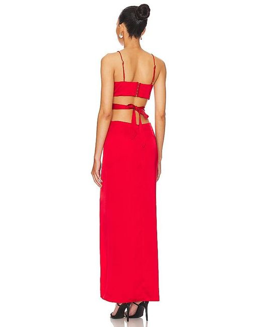 Maxivestido Stacie En Color Rojo Talla (También En L, Xl) superdown de color Red