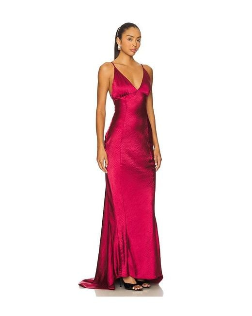 Lovers + Friends Red Sloane Gown