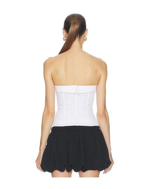 Aniye By White Sandy Bustier Top