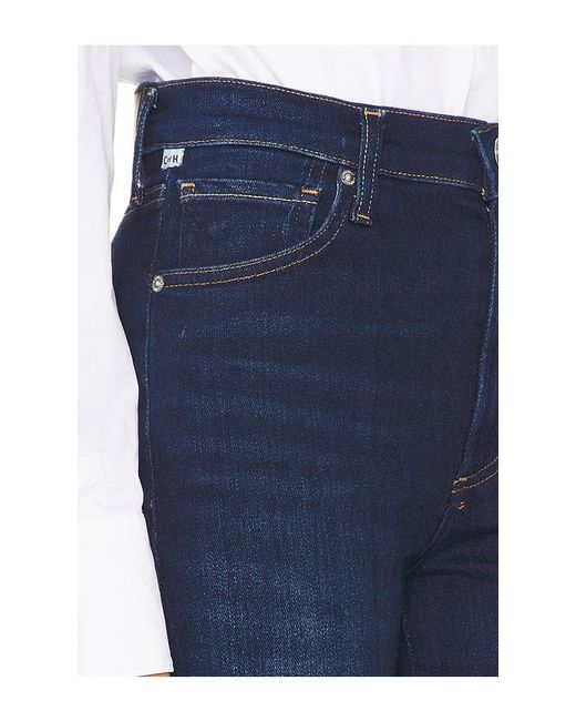 Citizens of Humanity Blue Caia High Rise Straight Jeans