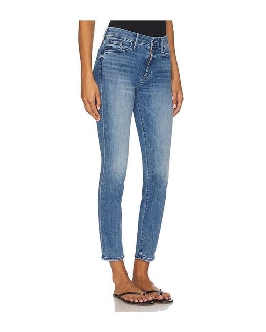 Mother Blue The Looker Ankle Jeans