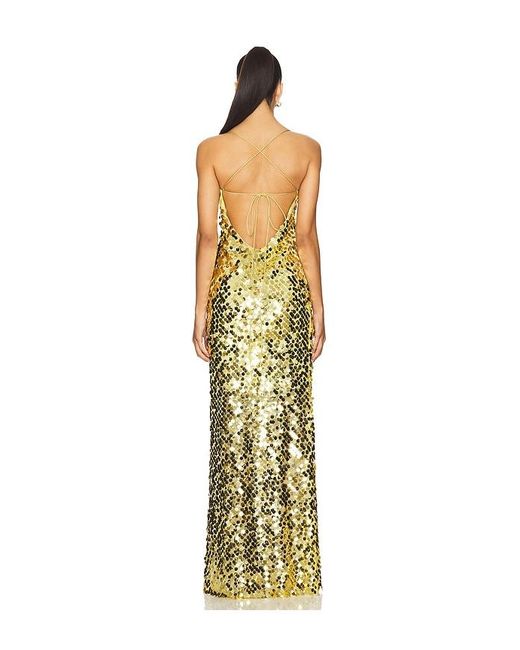 The Sei Metallic Paillette Cami Gown
