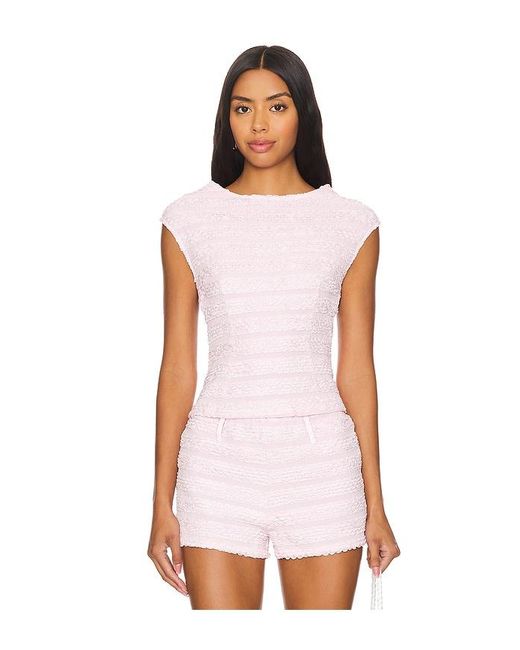 Lioness White Uno Tie Top