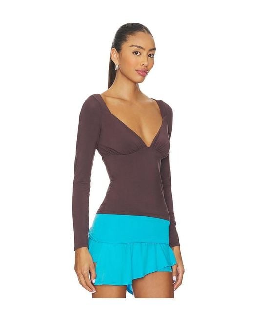 Oisin Top En Color Marrón Talla (También En M, S, Xl, Xs) The Line By K de color Blue