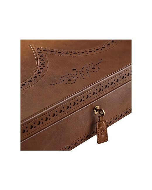 Wolf Brown Brogue 10 Piece Watch Box