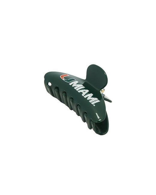 BaubleBar Green University Of Miami Hair Clip