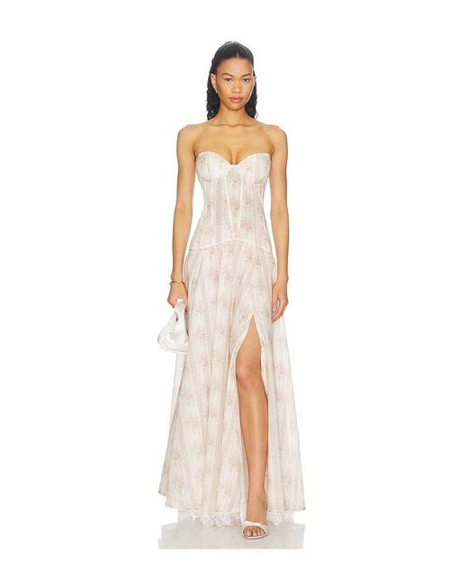 V. Chapman White Enzo Maxi Skirt