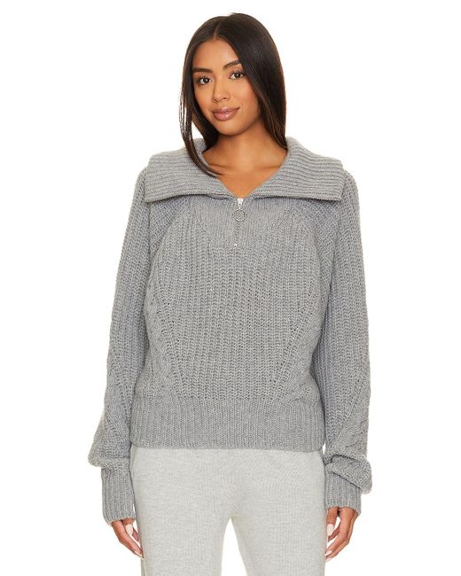 CORDOVA Molina Half Zip Sweater Gray