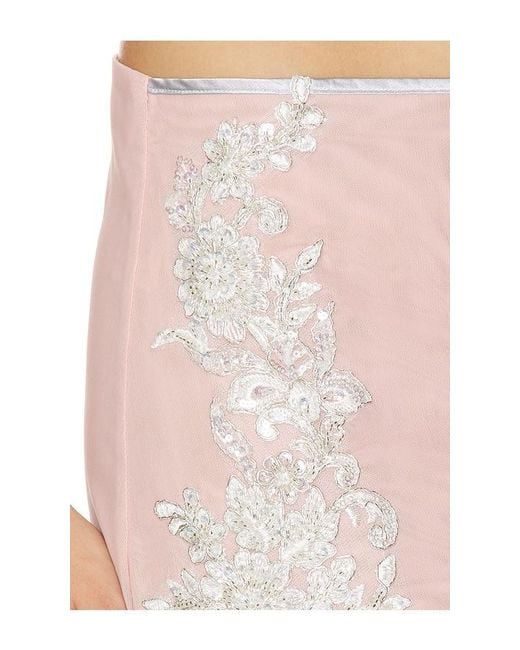 I.AM.GIA White Jiji Applique Mini Skirt