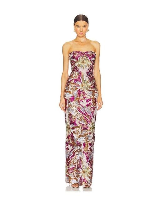 Bronx and Banco White Dahlia Maxi Dress