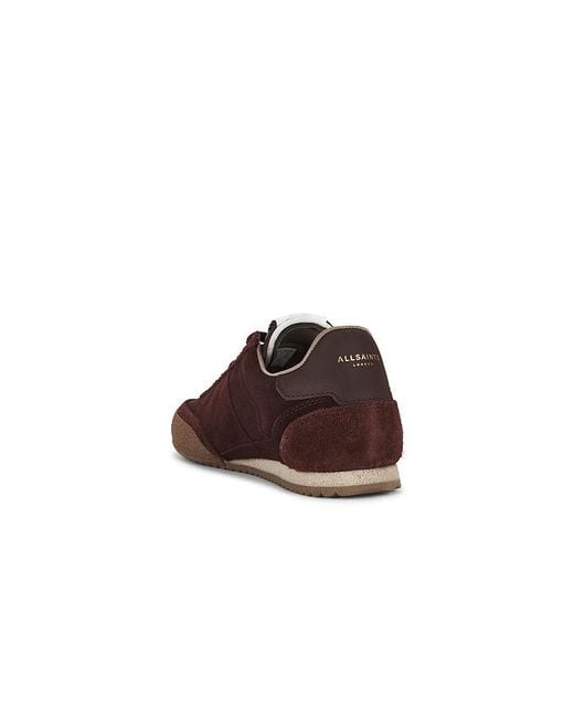 AllSaints Brown Harri Sneaker