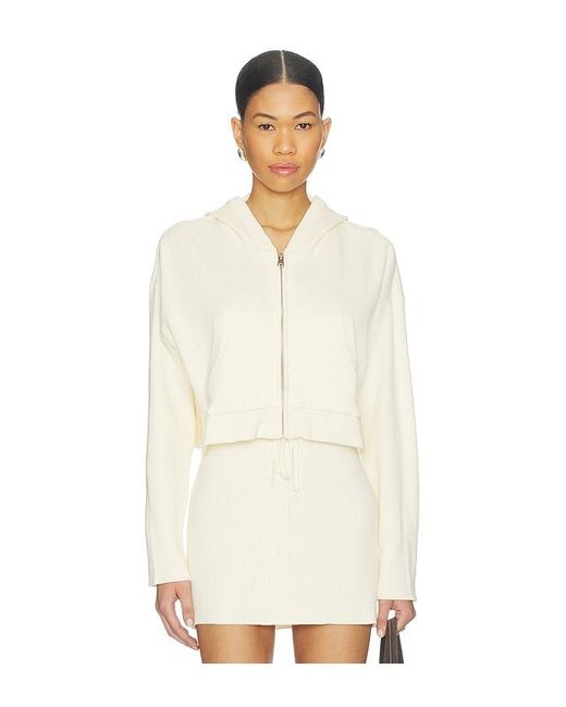 LSPACE White Jet Set Hoodie