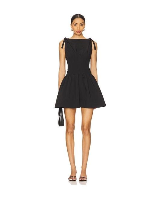 Amanda Uprichard Riviera Mini Dress in Black | Lyst Amanda Uprichard Riviera Mini Dress in Black | Lyst