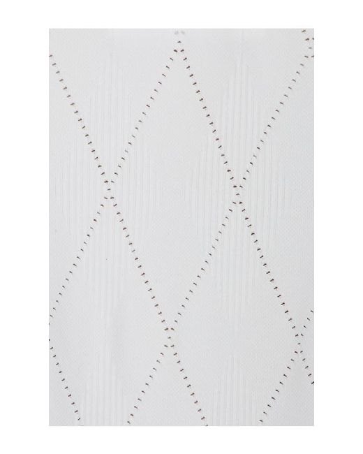 Varley White Marit Seamless Polo Top