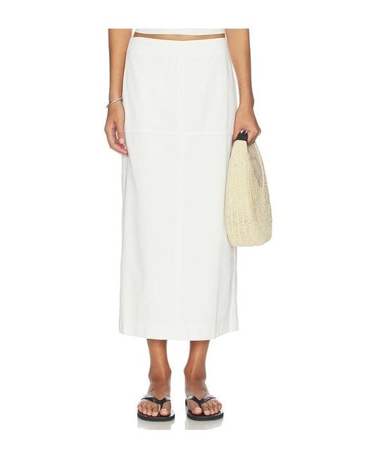 RUE SOPHIE White Soletta Skirt