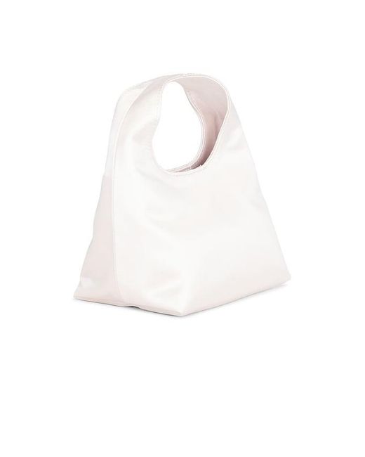 Loeffler Randall White Kenzie Mini Bucket Clutch