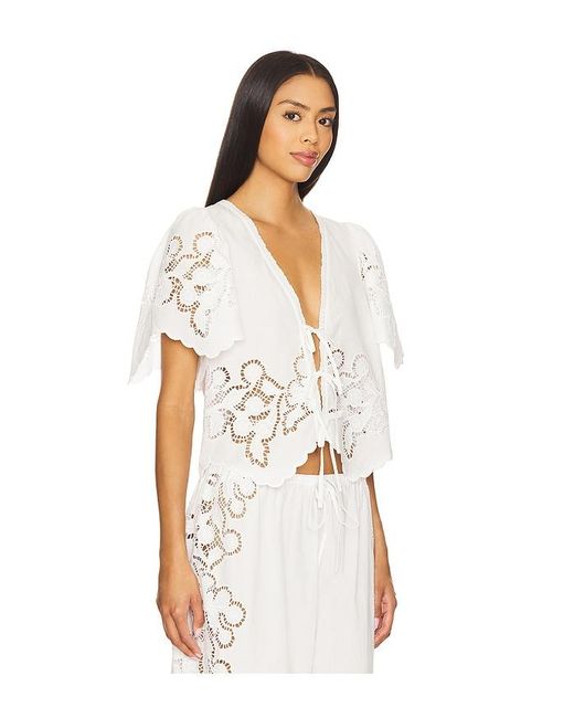 Tularosa White Emina Top