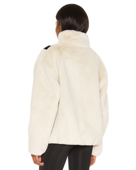Nike Nsw Plush Faux Fur Jacket in Black 