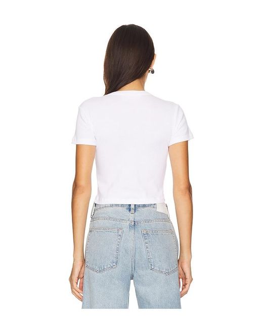 Lovers + Friends Blue Strawberry Hearts Tee