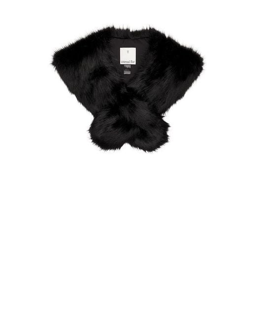 Unreal Fur Black Changes Scarf