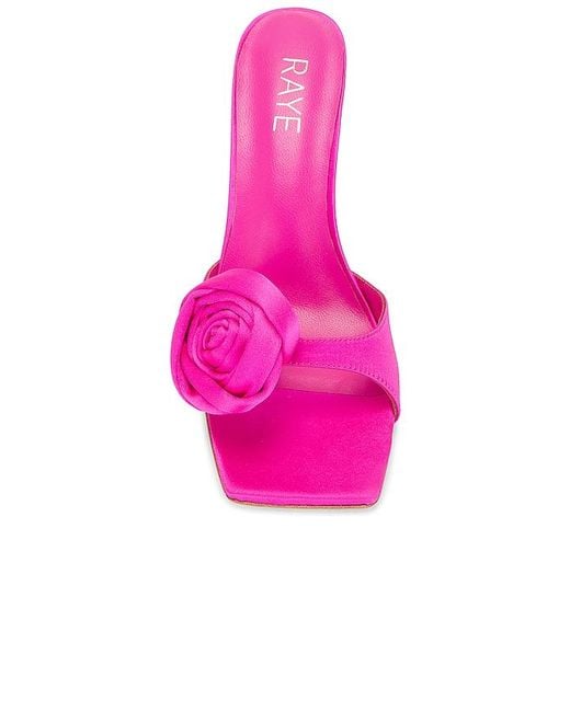 Raye Pink Pantolette Rosette