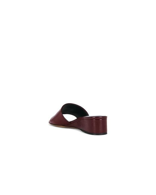Mansur Gavriel Brown Zeppa Slide
