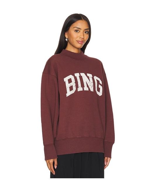 Anine Bing Red Bradie Bing Sweatshirt