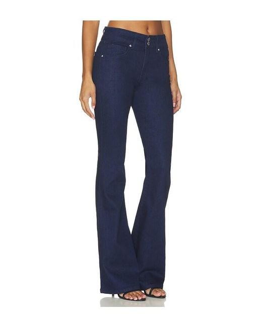 Veronica Beard Blue Beverly Mid Rise Skinny Flare Jeans
