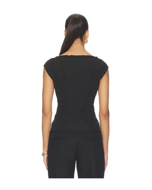 Cult Gaia Black Celestia Top