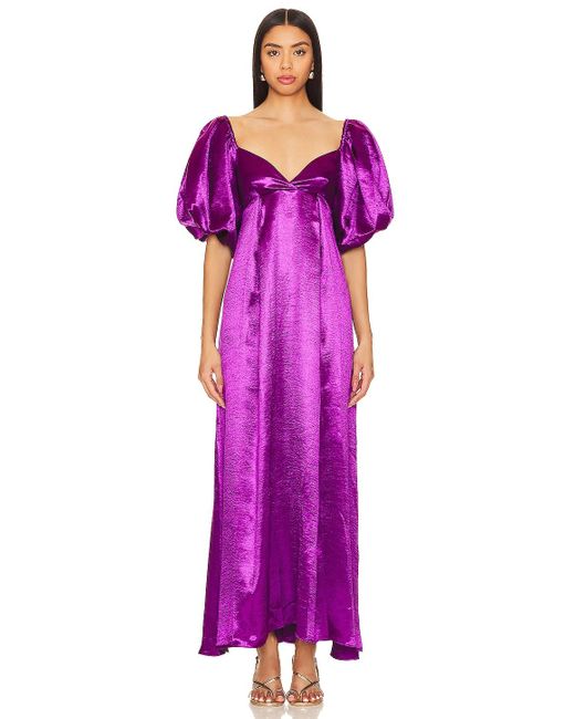 Caroline Constas Enya Gown Purple
