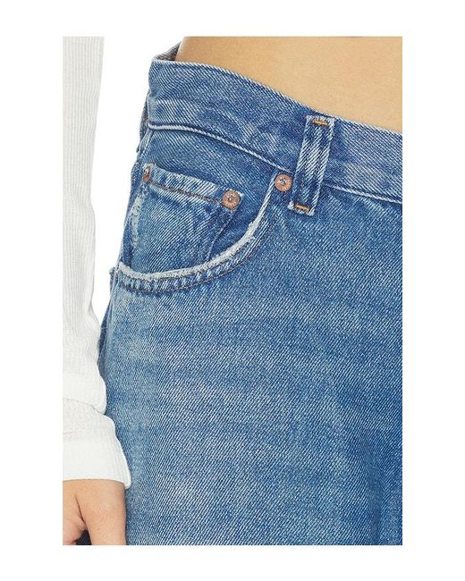 Agolde Blue Rounded Baggy Jean