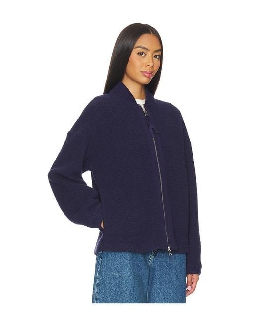 Varley Blue Willmont Patch Pocket Fleece