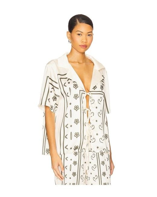 SNDY'S White Silas Shirt