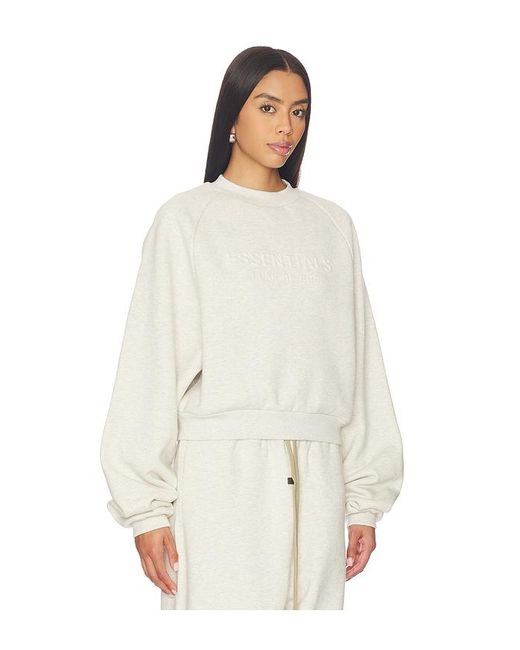 Fear Of God White 90's Raglan Sweatshirt