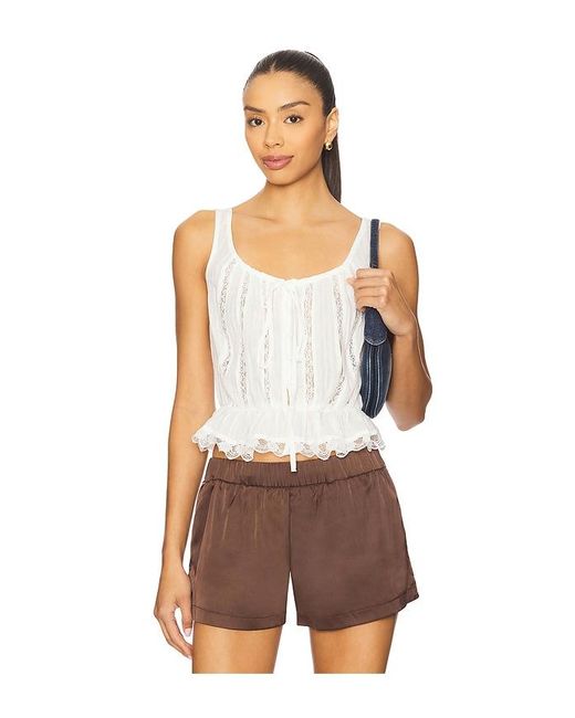 Free People Multicolor Alana Lace Tank