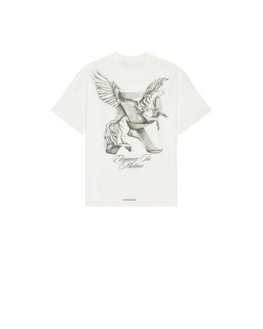 Camiseta Elegance En Motion En Color Blanco Talla En Represent de hombre de color White