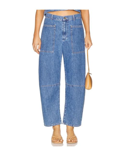 Velvet By Graham & Spencer Blue Farah Straight Jeans