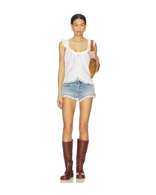 Free People Blue X We The Free Cali Lace Short