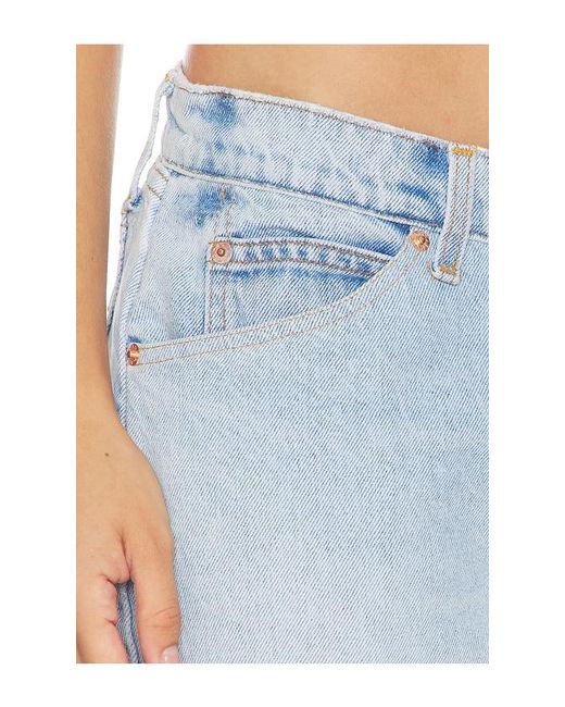 aligrace Blue Low Waist Classic Jean