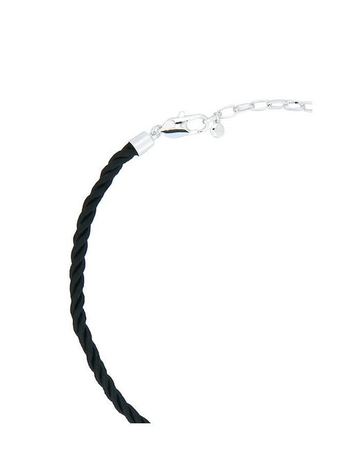 Ettika Multicolor Open Circle Silk Necklace