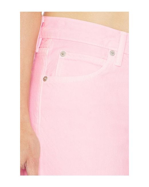 FRAME Pink The Wide Leg Jeans